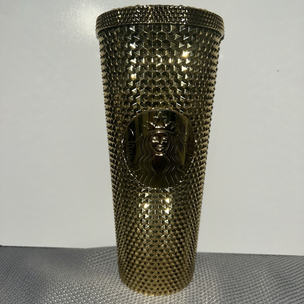 Starbucks Gold Studded Limited‎ Edition LAS VEGAS COLLECTION Venti 24oz Tumbler